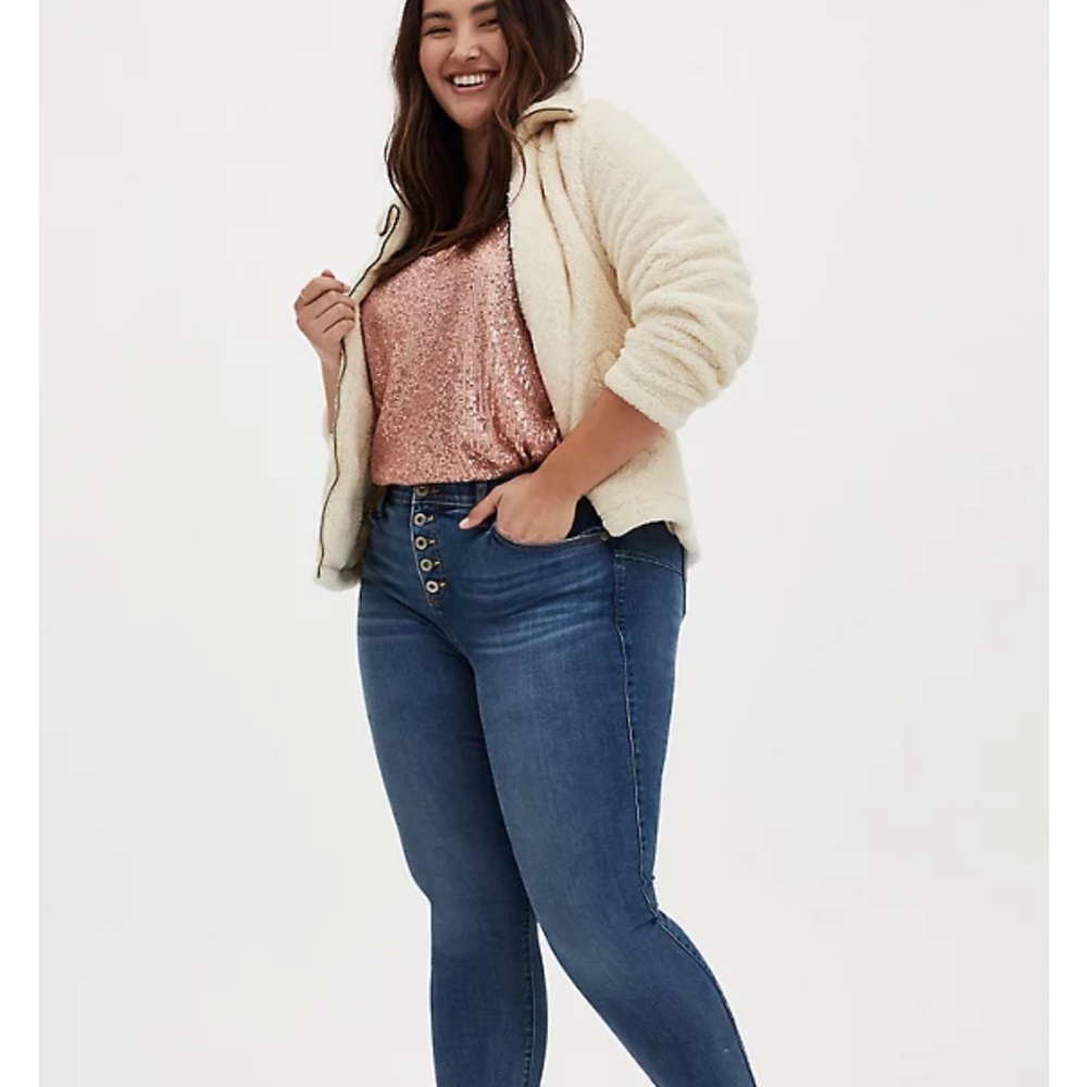 Torrid SHERPA ZIP UP JACKET